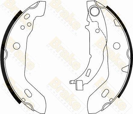 Brake Engineering SH2511 - Bremžu loku komplekts ps1.lv