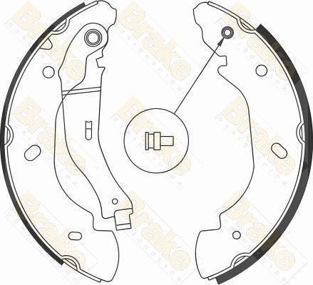 Brake Engineering SH2583 - Bremžu loku komplekts ps1.lv