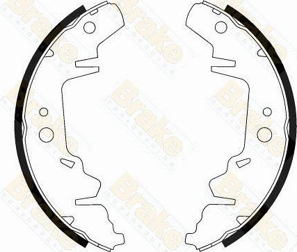 Brake Engineering SH2527 - Bremžu loku komplekts ps1.lv