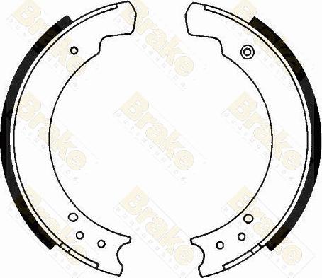 Brake Engineering SH2075 - Bremžu loku komplekts ps1.lv