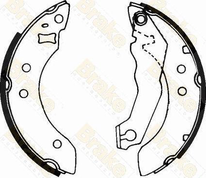 Brake Engineering SH2151 - Bremžu loku komplekts ps1.lv