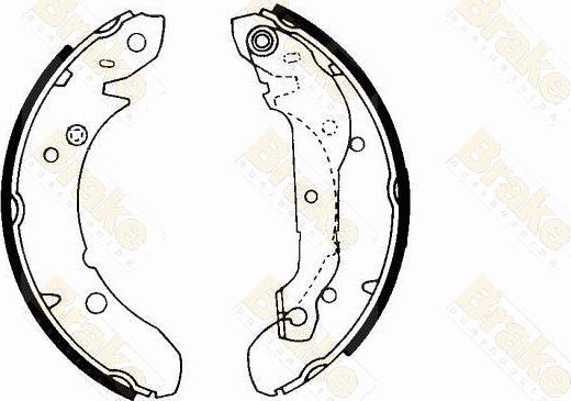 Brake Engineering SH2152 - Bremžu loku komplekts ps1.lv