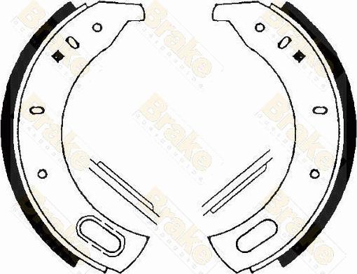 Brake Engineering SH2107 - Bremžu loku komplekts ps1.lv