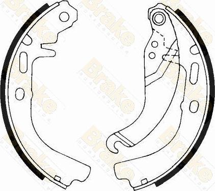 Brake Engineering SH2186 - Bremžu loku komplekts ps1.lv