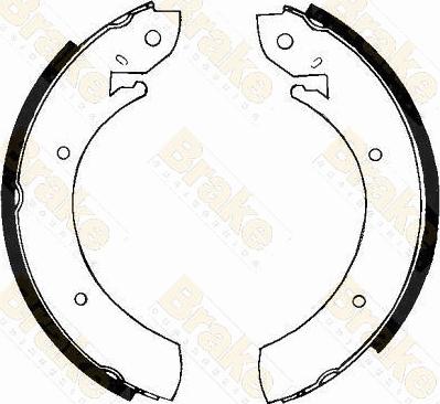 Brake Engineering SH2181 - Bremžu loku komplekts ps1.lv