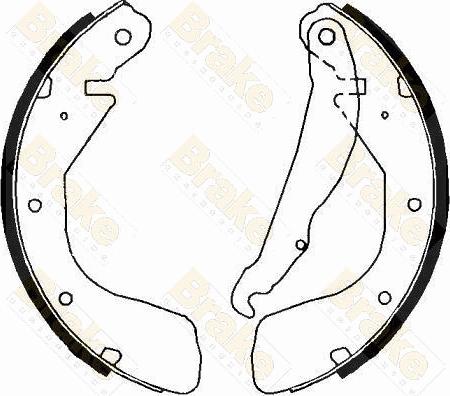 Brake Engineering SH2368 - Bremžu loku komplekts ps1.lv