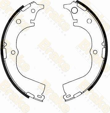 Brake Engineering SH2363 - Bremžu loku komplekts ps1.lv