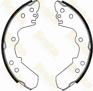 Brake Engineering SH2367 - Bremžu loku komplekts ps1.lv