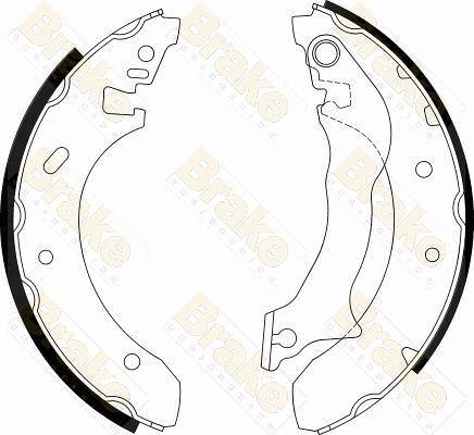 Brake Engineering SH2313 - Bremžu loku komplekts ps1.lv