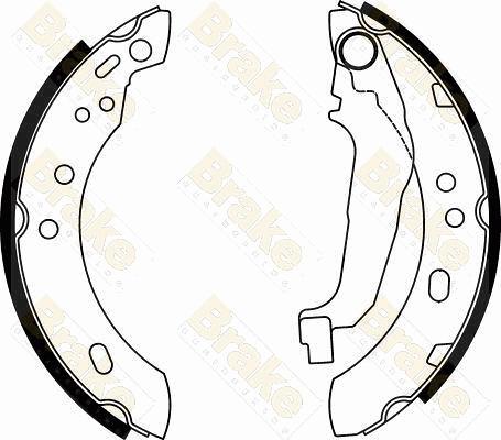 Brake Engineering SH2338 - Bremžu loku komplekts ps1.lv