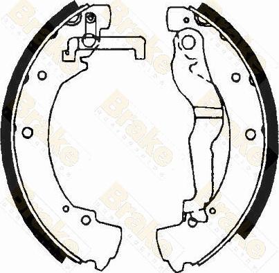 Brake Engineering SH2378 - Bremžu loku komplekts ps1.lv