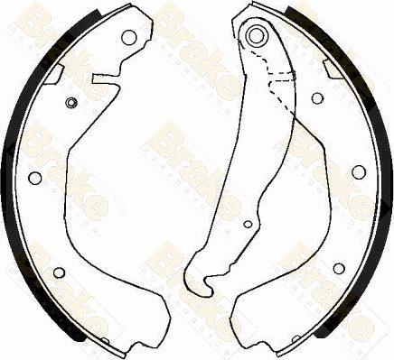 Brake Engineering SH2214 - Bremžu loku komplekts ps1.lv