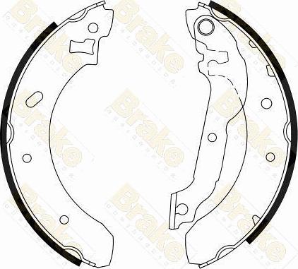 Brake Engineering SH2215 - Bremžu loku komplekts ps1.lv