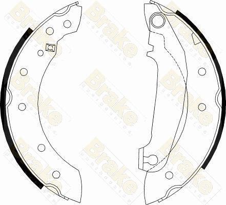 Brake Engineering SH2233 - Bremžu loku komplekts ps1.lv