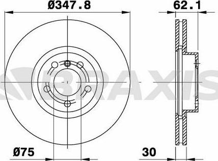 BOSCH 986479436 - Bremžu diski ps1.lv