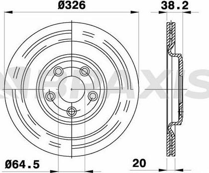 Brake Engineering DI956730 - Bremžu diski ps1.lv