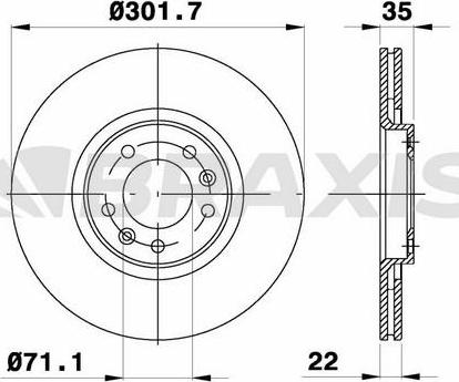 BOSCH 0 986 479 500 - Bremžu diski ps1.lv