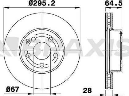 Brembo 09.A613.41 - Bremžu diski ps1.lv