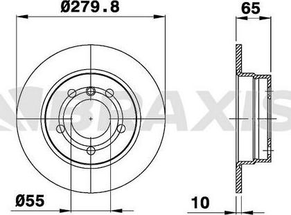 Brake Engineering DI956485S - Bremžu diski ps1.lv