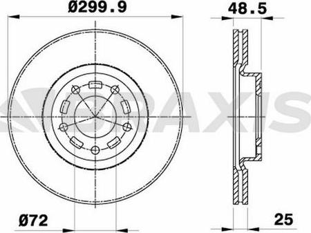 BOSCH 0 986 479 183 - Bremžu diski ps1.lv