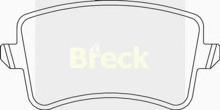 Breck 24606 00 702 00 - Bremžu uzliku kompl., Disku bremzes ps1.lv
