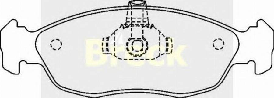 Breck 2143000 - Bremžu uzliku kompl., Disku bremzes ps1.lv