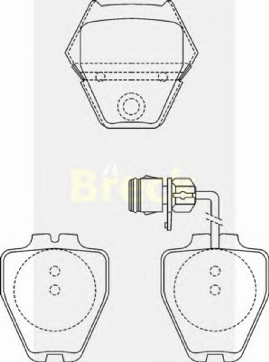 Breck 23118 00 W - Bremžu uzliku kompl., Disku bremzes ps1.lv