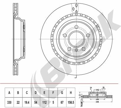 Triscan 8120 231030 - Bremžu diski ps1.lv