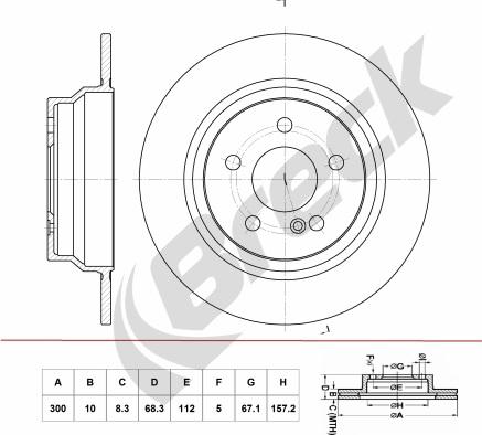 Maxtech 873588.6060 - Bremžu diski ps1.lv