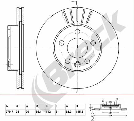 Brembo 09.7131.11 - Bremžu diski ps1.lv