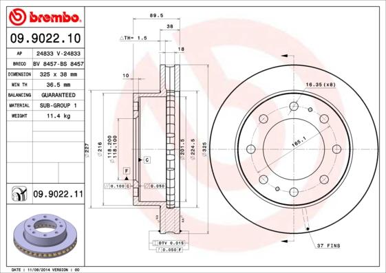 Breco BS 8457 - Bremžu diski ps1.lv