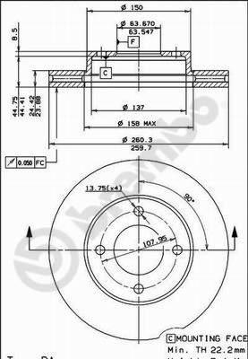 Breco BS 8016 - Bremžu diski ps1.lv