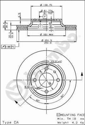 Breco BS 8011 - Bremžu diski ps1.lv