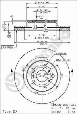 Breco BS 8088 - Bremžu diski ps1.lv