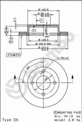 Breco BS 8159 - Bremžu diski ps1.lv