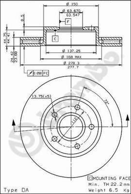 Breco BS 8138 - Bremžu diski ps1.lv