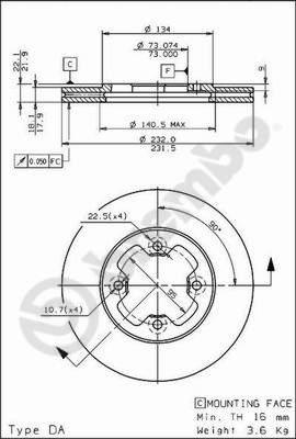 Breco BS 8178 - Bremžu diski ps1.lv