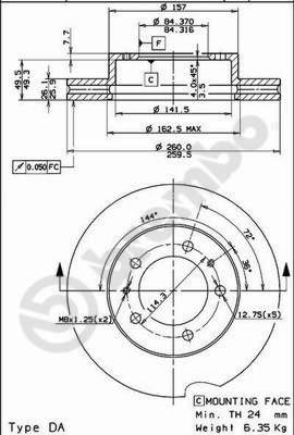 Breco BS 8172 - Bremžu diski ps1.lv