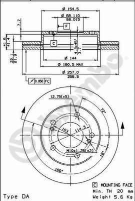 Maxtech 857093.6880 - Bremžu diski ps1.lv