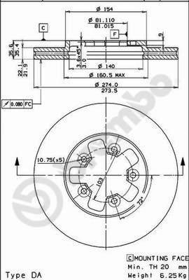 Breco BS 7990 - Bremžu diski ps1.lv