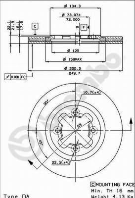 Breco BS 7904 - Bremžu diski ps1.lv