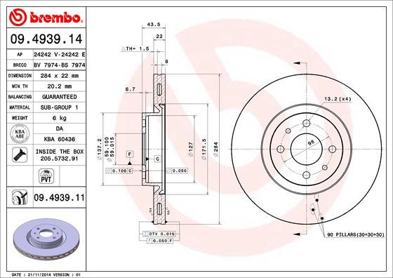 Breco BS 7974 - Bremžu diski ps1.lv