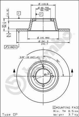 Breco BS 7453 - Bremžu diski ps1.lv