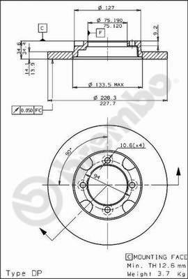 Breco BS 7412 - Bremžu diski ps1.lv