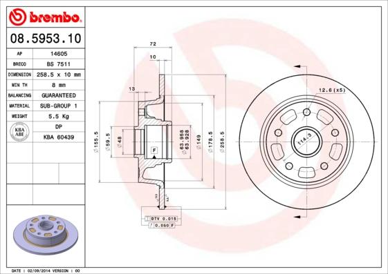 Breco BS 7511 - Bremžu diski ps1.lv