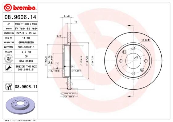 Breco BS 7654 - Bremžu diski ps1.lv