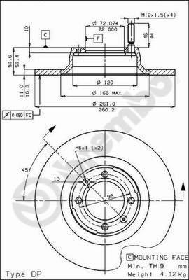 Breco BS 7156 - Bremžu diski ps1.lv