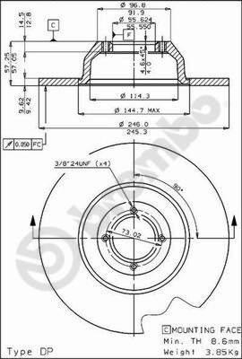 Breco BS 7166 - Bremžu diski ps1.lv