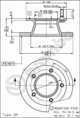 Breco BS 7390 - Bremžu diski ps1.lv