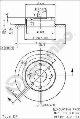 Breco BS 7381 - Bremžu diski ps1.lv